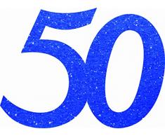 Petras Bastel News Streudeko, Fliz, Dunkelblau, 18 x 12 x 3 cm, 20-Einheiten