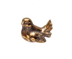 theHOMEmind Keramik-Vogelfigur, kleine Figur, Ausstellungsstück, Tiermodell, Geschenk für Zuhause, Garten, Statue, Dekoration, Basteln, modernes Bauernhaus Dekoratives Zubehör Bronze