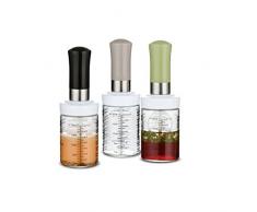 Honey-Can-Do KCH-06535 Salad Dressing Shaker, blk Black