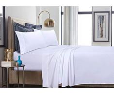 Tribeca Living Kopfkissen, Baumwolle, 2 Stück King weiß