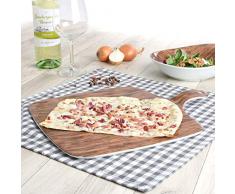 Holst Porzellan WD 238 Brettchen 38 x 31 cm Holz Optik, Servierplatte, bis zu 150% resistenter als herkömmliches Porzellan