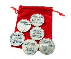 Westman Works Geschenkset mit 6 großen Prägemarken mit roter Geschenktüte