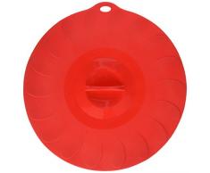 Uniware Silikon Wok, 32 cm (32 cm), groß (rot)