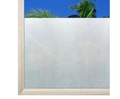 Qualsen Fensterfolie, mattiert, antihaftbeschichtet, statisch haftend 17.7x78.7inch(44.3x200cm)