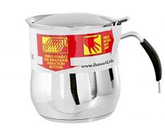 Ilsa Omnia Kaffeemaschine zu Servieren, Edelstahl,Silber, für 10 Tassen