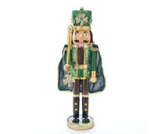Kurt S. Adler 15-Inch Irish Nutcracker with Cape Nussknacker, Mehrfarbig