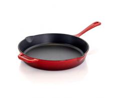 Megachef Bratpfanne aus Gusseisen 12 Inch rot