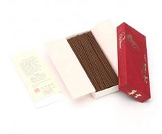 Korean Treasure TES-020 Tempel Chui Woon (Emerald Cloud) Orientalische Räucherstäbchen, groß, 120 Stäbchen, Rot