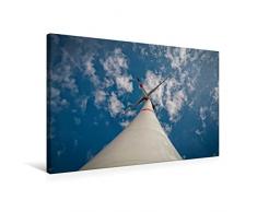 Premium Textil-Leinwand 75 x 50 cm Quer-Format Windrad - Fluch und Segen | Wandbild, HD-Bild auf Keilrahmen, Fertigbild auf hochwertigem Vlies, Leinwanddruck von Peter Roder