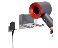 Fle Haartrockner-Halterung, Wandmontage, für Dyson Supersonic Haartrockner silber