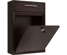 Trademark Innovations Briefkasten, Braun