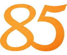 Petras Bastel-News A-GEF3385-08 Streudeko, Fliz, dottergelb, 18 x 12 x 3 cm