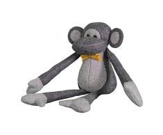 Gallery Direct Monkey_Doorstop Mike AFFE beschwerter Türstopper gefüllt schwer Ornament,