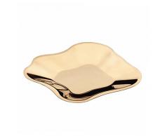 Iittala Aalto Schale, Edelstahl, Rosé Gold, 35.8 x 35.8 x 3 cm