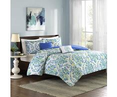 Intelligent Design Ari Schmusetuch Set, Aqua, Full/Queen