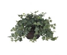 Nearly Natural 6635 Puff Efeu mit Vase, Seidenpflanze, grün