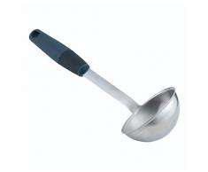 KUHN RIKON 22663 Cooks Tools schwarz Schöpflöffel, Edelstahl, 34 x 9.5 x 8 cm