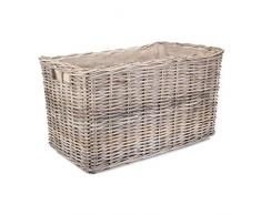 Große Unter Bench Rattankorb