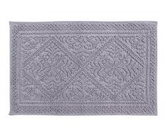 Bessere Trends/Pfanne Overseas Provence Jaquard Bad Teppich, grau, 43,2 x 61 cm