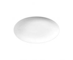 Seltmann Servierplatte, Porzellan, Weiss, 24x14.5 cm