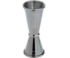 Barprofessional Messbecher, japanischer Stil, klein, vergoldet, 45 ml, Schwarz