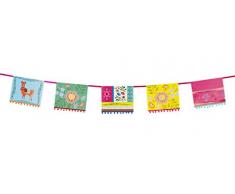 Talking Tables BUNT MUL Boho Mixed Pom Garland, Papier, Multi, 2.5 x 26.5 x 24.5 cm
