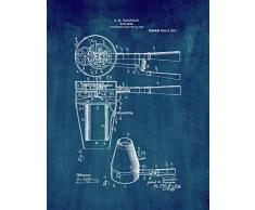 Frame a Patent Haartrockner M12179 13 x 19 Midnight Blue