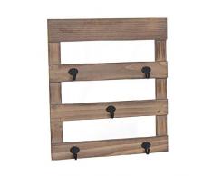 Dcasa Holz-Pallet-Boxen und Kleiderhaken für Hüte, zur Aufbewahrung von Party-Dekorationen für Zuhause Unisex Erwachsene Farbe Einheitsgröße