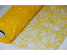 SizowebÂ® Sonnengelb - 60cmx25m - Tischdeko - Vlies - Dekoration