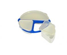 Jocca 4498 Lunch Box für Mikrowelle, transparent