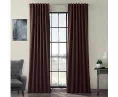 Half Price Drapes BOCH-134308-84 Verdunkelungsvorhang Rustikales Landhaus; Shabby Chic 50 X 84 Java