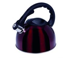 Smile MCN-07/C1 Teekanne, Edelstahl, Rot