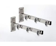 SECATOT Wäscheständer, Grau, Einheitsgröße