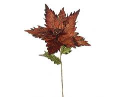 Vickerman Stamm mit Weihnachtsstern OF160915 Schokoladenbraun