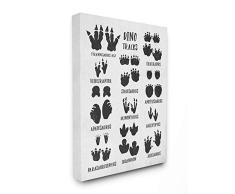 Stupell Industries Wandbild für Kinder, Dinosaurier, mit Text, Design von Daphne Polselli, 16 x 20 cm