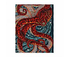 QH Queen Size Bedruckte Samt-Plüsch-Überwurf, Komfortables Design, Heimdekoration, Fleece-Decke, perfekt für Couch Sofa oder Reisen, 147 x 203 cm 150cm*200cm 3