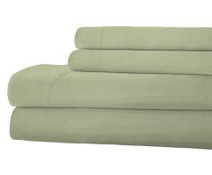 RDM Koncept T720 Tabelle-Set massiv gekämmte Baumwolle Satin, Stumpenkerze, Duft, Queen