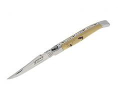 Robert David 01RD044 Taschenmesser Laguiole Pêcheur Buchsbaum, Klingenlänge: 10,0 cm, 12C27, mehrfarbig