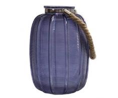 Dcasa Kerzenleuchter aus Glas Portobello Teelichthalter und Kerzenhalter, Dekoration für Zuhause, Unisex, Erwachsene, Mehrfarbig (Mehrfarbig), einzigartig