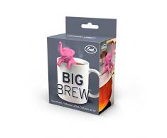 Kitchen Craft Fred & Friends Under The Tea Tee-Ei, Silikon, Rose, 11 x 4.3 x 4.5 cm