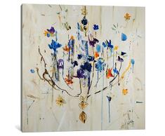 iCanvasART Natur Kronleuchter I auf Leinwand, Kunstdruck Julian Spencer, 66 x 66 cm/3,8 cm Tief