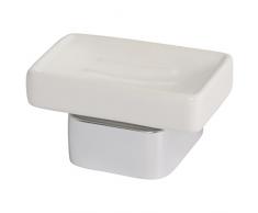 Haceka 1195699 HCK ALINE Seifenhalter Bad Accessoires, Matt/GebÃ¼rstet, 12.2 x 7.9 x 6.5 cm