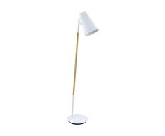 EGLO ARASI Stehleuchte, Stahl, 40 W, braun, weiss