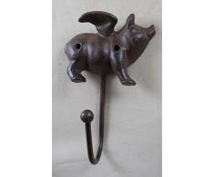 GSM Eisen Flying Pig Garderobe mit Einem Haken