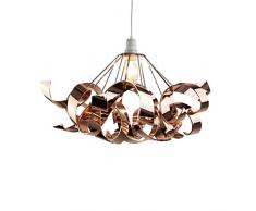 Lighting Collection Moderner und eleganter Hängelampenschirm mit 1 Licht, kupfer