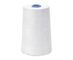 PEARL Perlenfaden mit passenden Spulen, 6000 m, Weiß