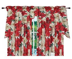 Weihnachtsstern aus Leinen, Weihnachtsstern, Blumenmuster, Violett Blumenmuster