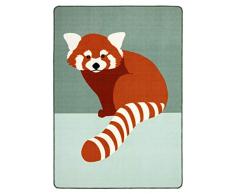 Vallila Kultapanda 133x190 cm Bernstein Panda Tier Kinderzimmer Teppich, bernsteinfarben, 190cm x 133cm