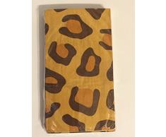 Party Buffet Paper Napkins - Leopard Print - Brown - 16 Count by Party!