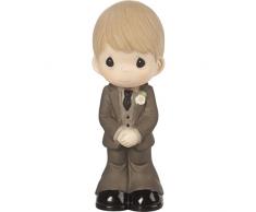 Precious Moments Bisque Porzellan Hochzeit Figur und Kuchen Topper, Mehrfarbig